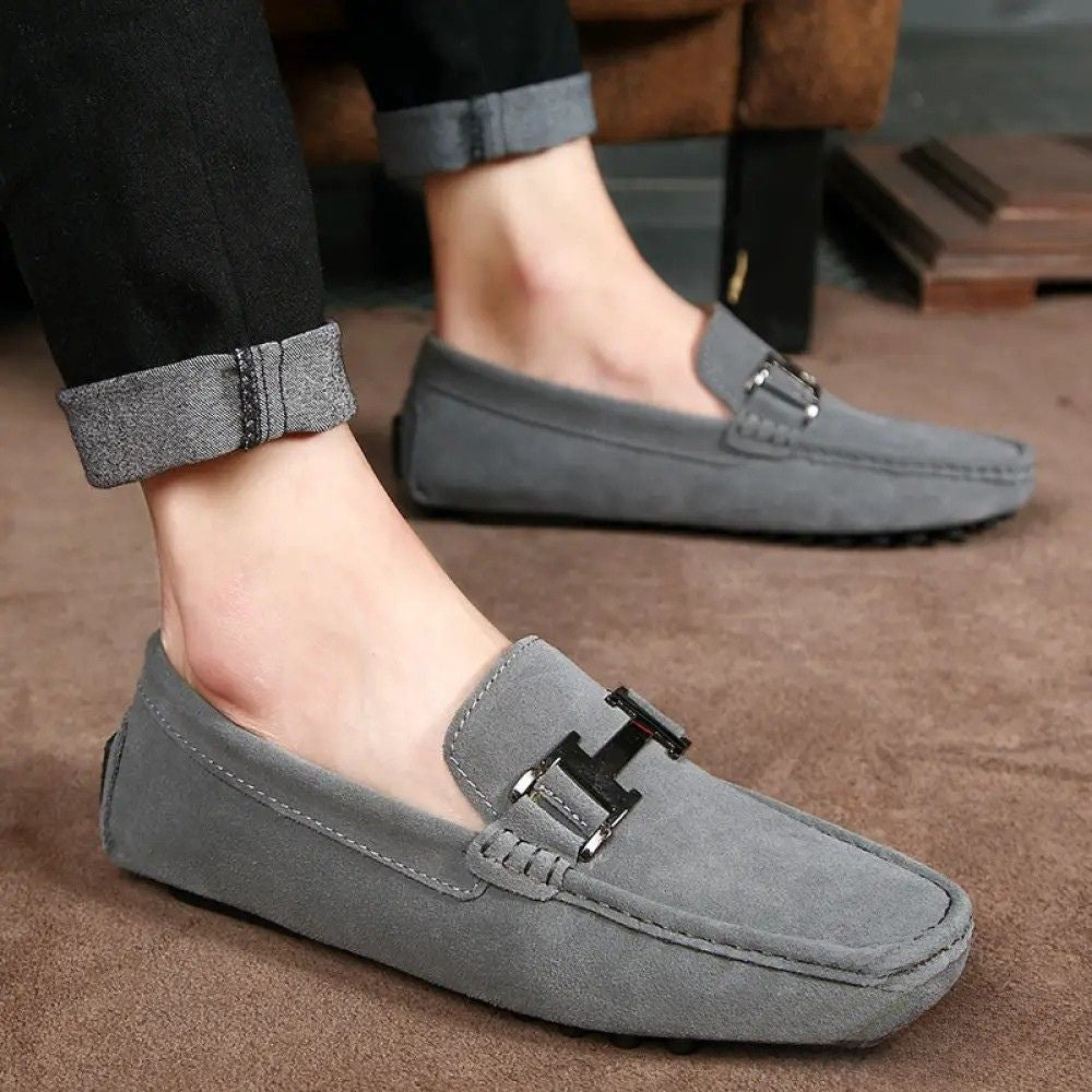 Sapato Alfa Mocassim Marselha Azul - AlphaCode