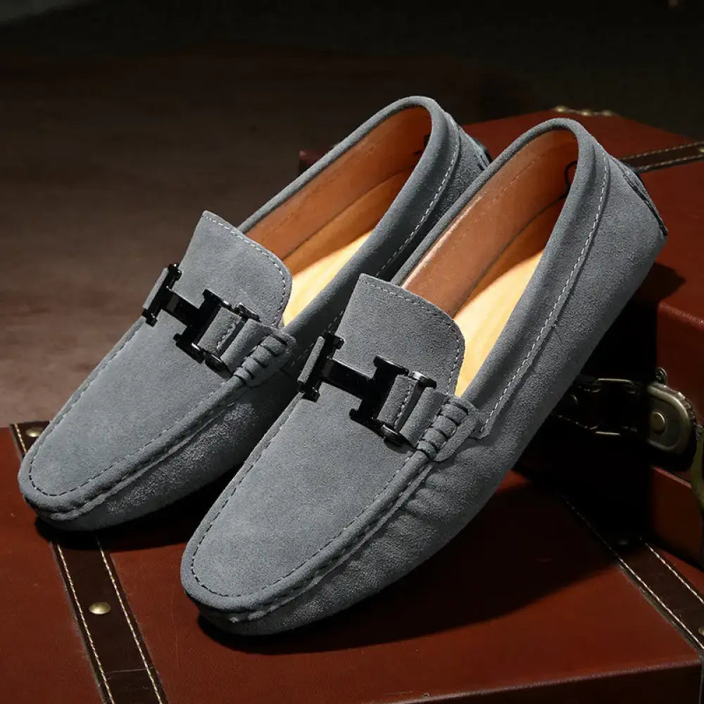 Sapato Alfa Mocassim Marselha Azul - AlphaCode