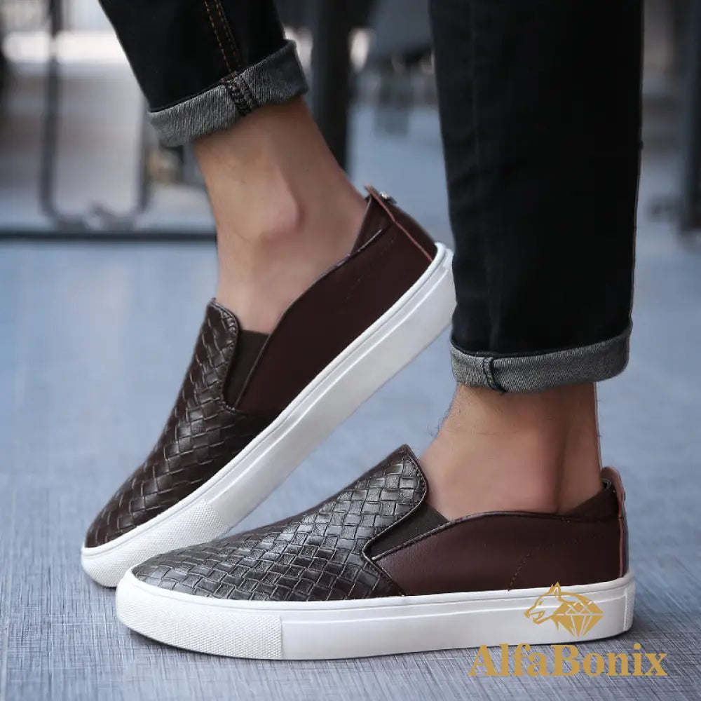 Sapato Alfa Mocassim Viena Marrom - AlphaCode