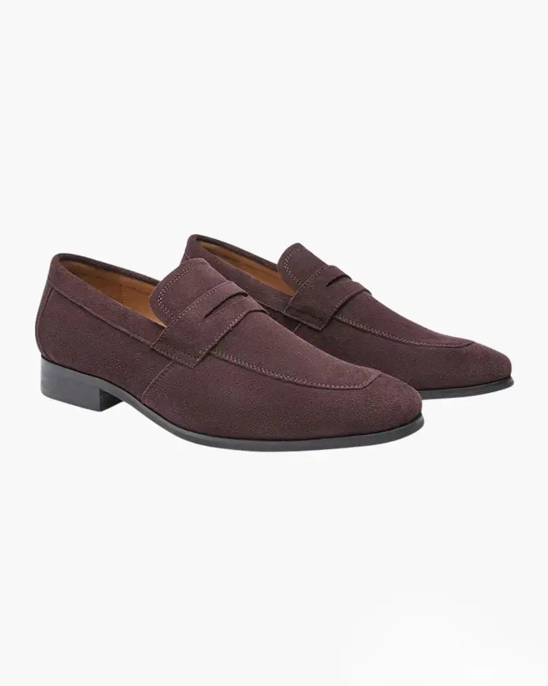 Sapato Alfa Old Money Suede Preto - AlphaCode