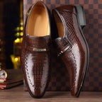Sapato Alfa Point Marrom - AlphaCode