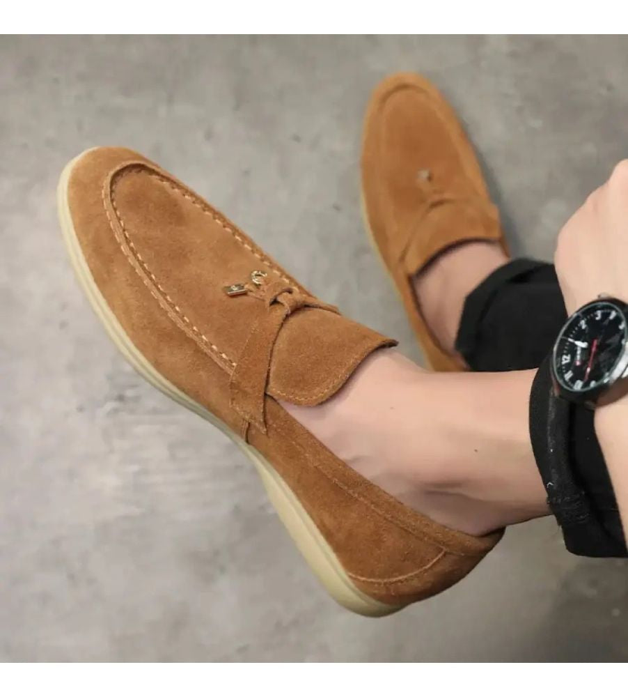 Sapato Alpha Mocassim Firenze Caqui - AlphaCode