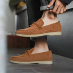 Sapato Alpha Mocassim Firenze Caqui - AlphaCode