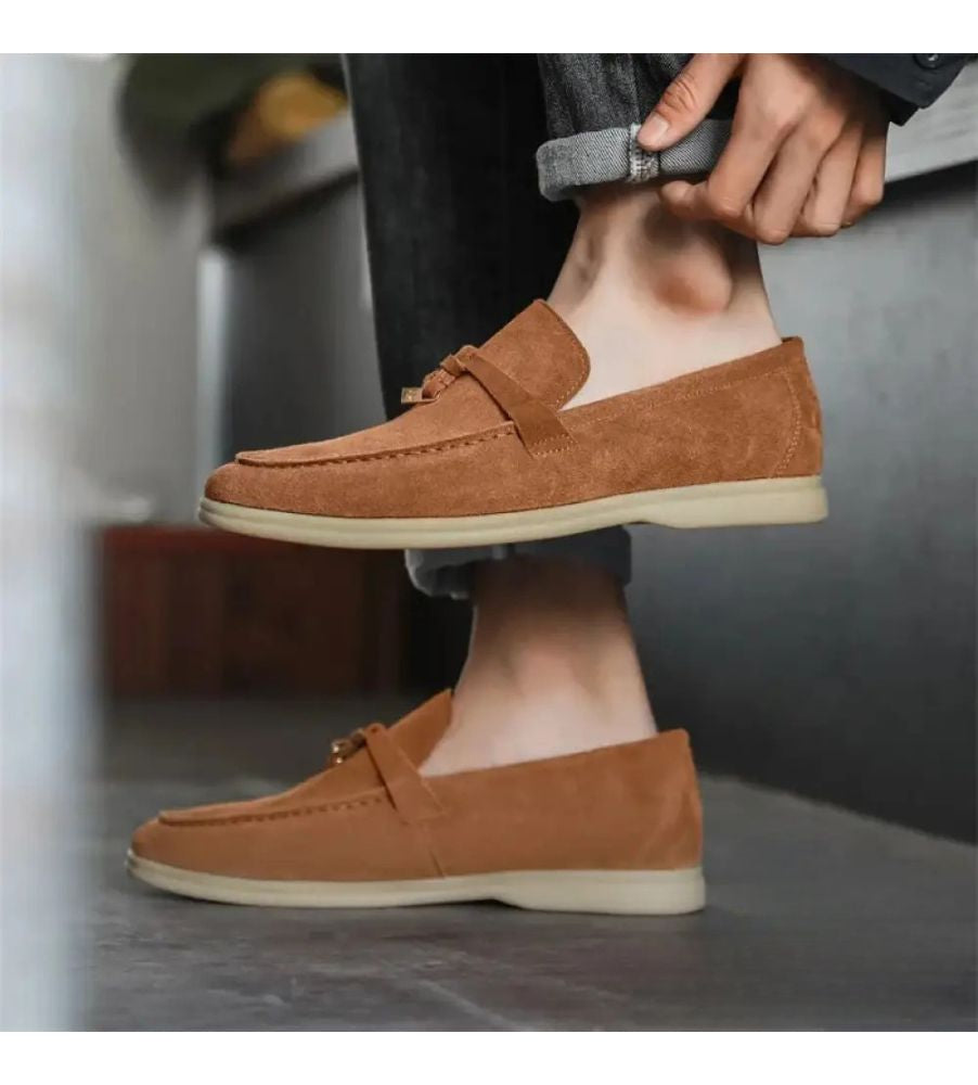 Sapato Alpha Mocassim Firenze Caqui - AlphaCode