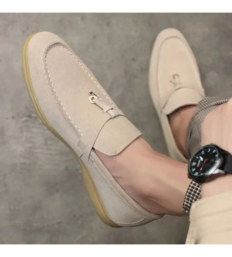 Sapato Alpha Mocassim Firenze Caqui - AlphaCode