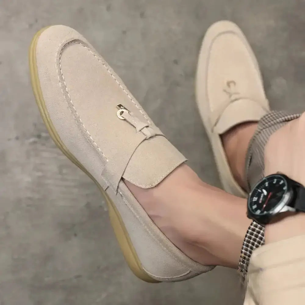 Sapato Alpha Mocassim Firenze Caqui - AlphaCode