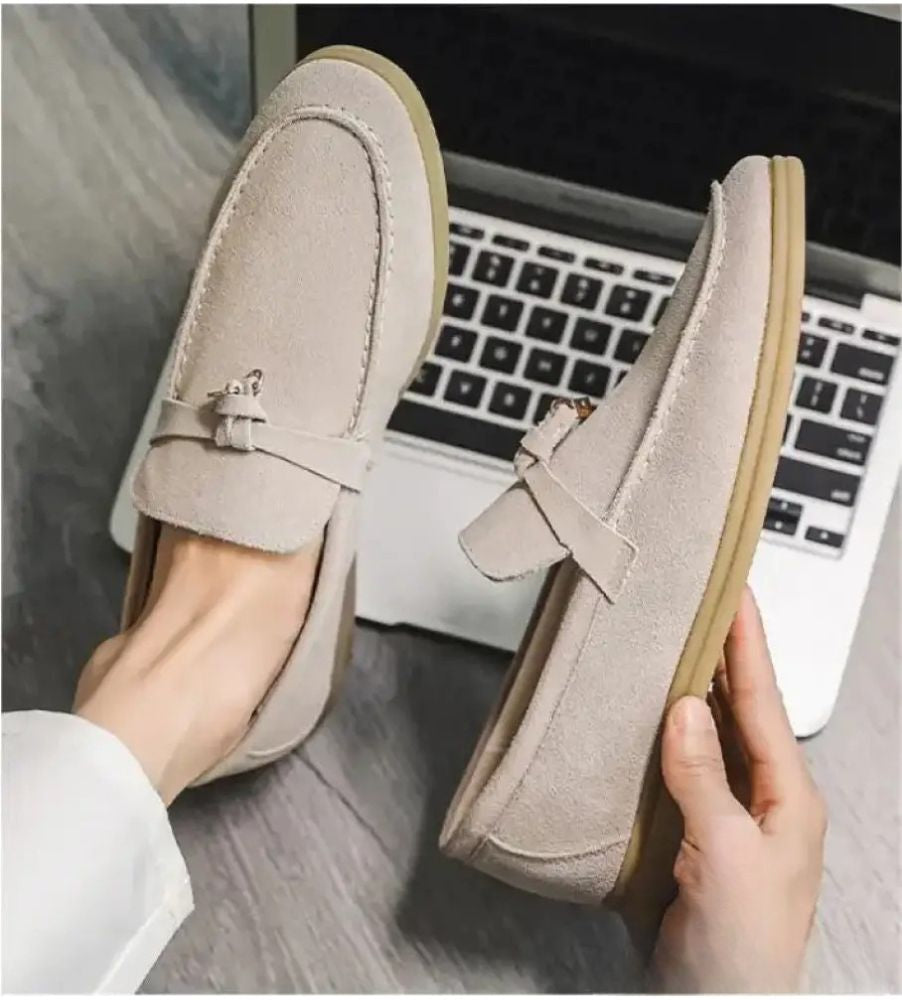 Sapato Alpha Mocassim Firenze Caqui - AlphaCode