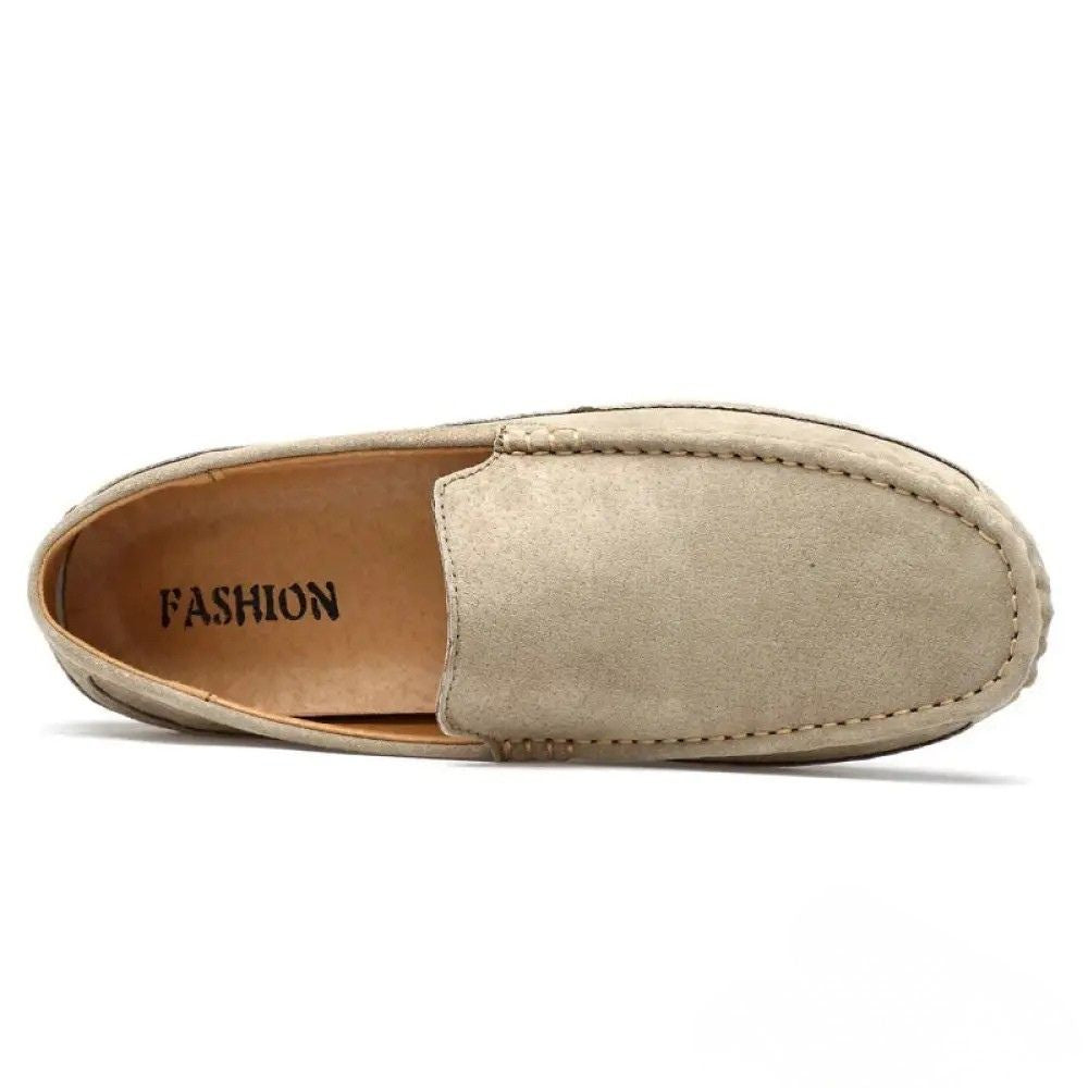Sapato Alpha Mocassim Milano Caqui - AlphaCode