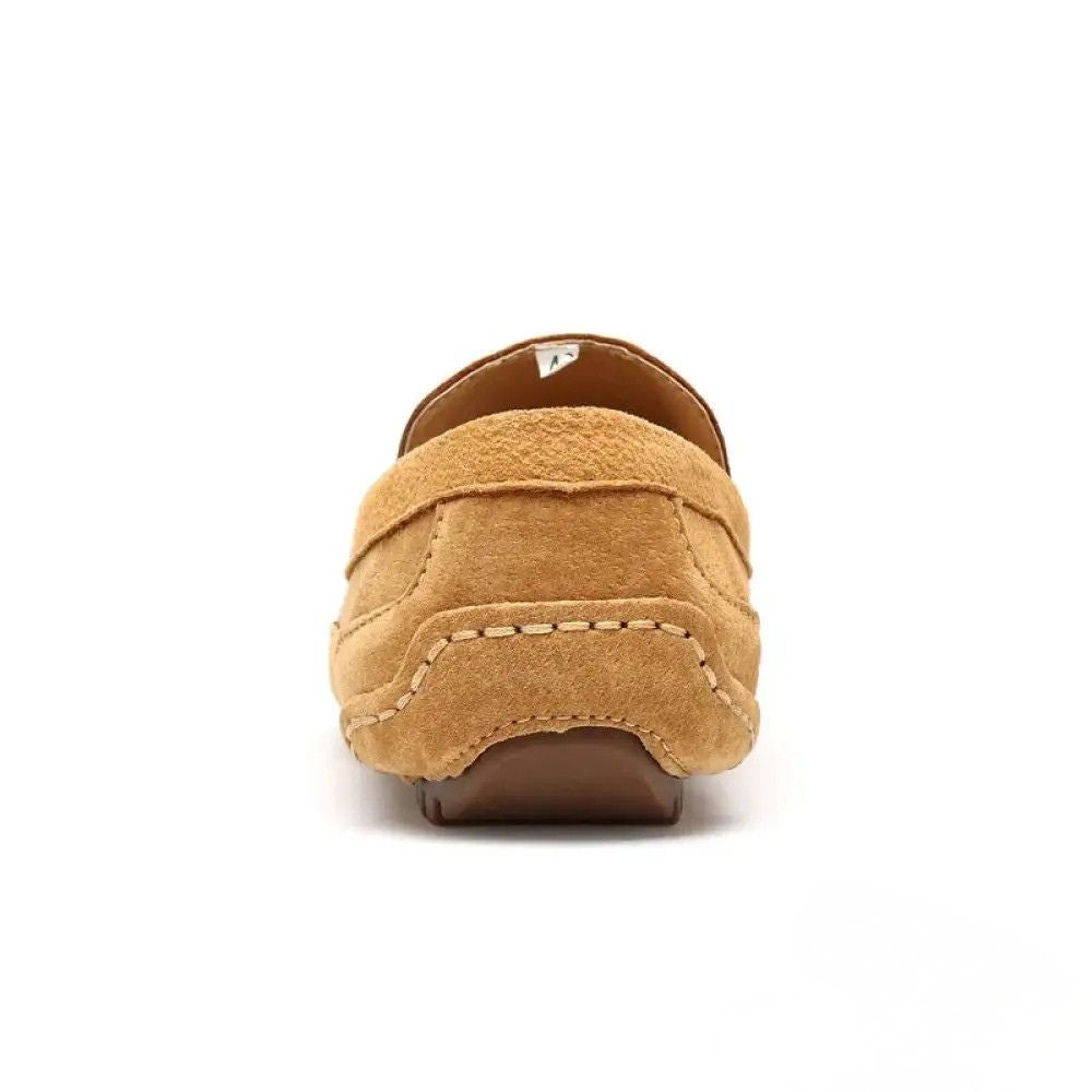 Sapato Alpha Mocassim Milano Caqui - AlphaCode