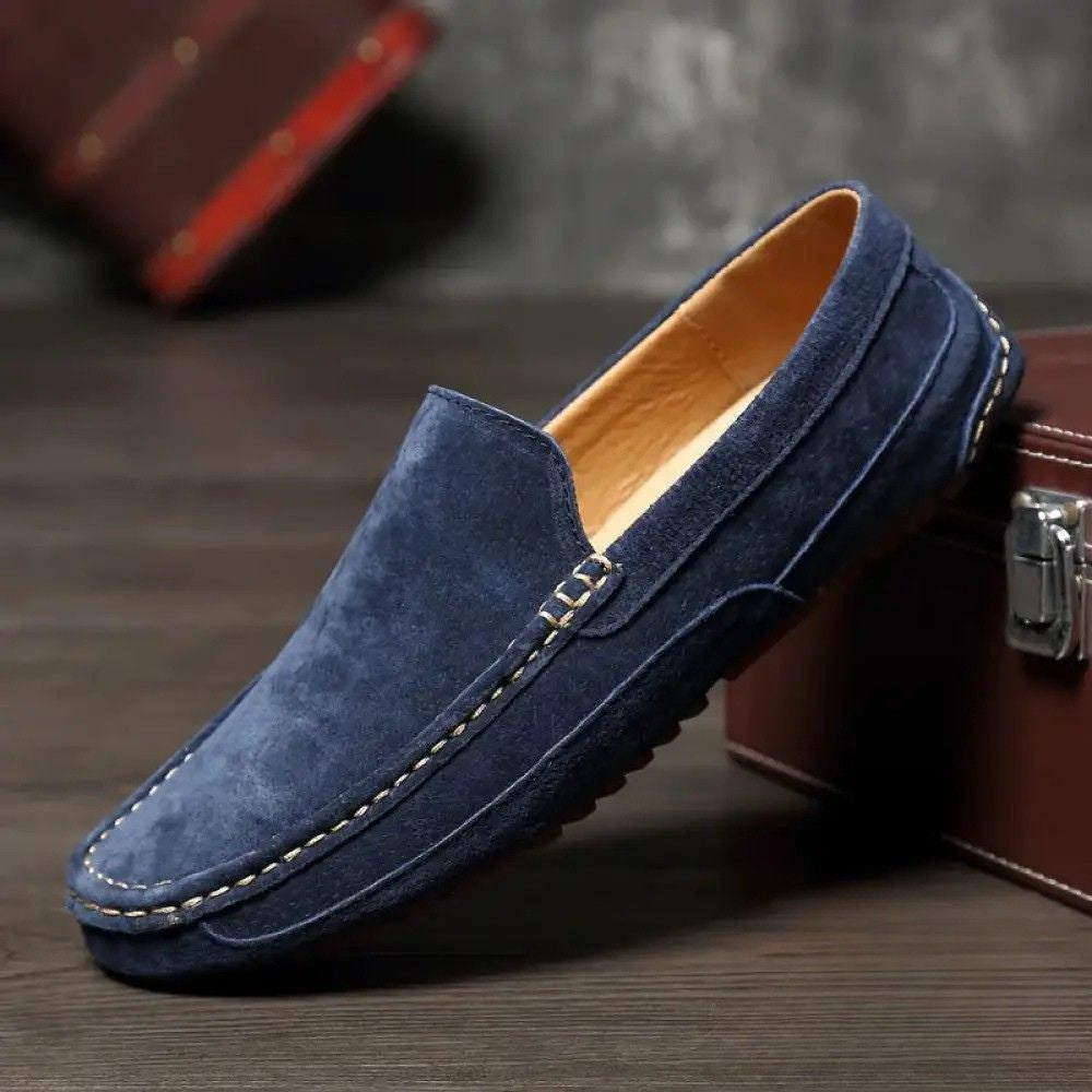 Sapato Alpha Mocassim Milano Caqui - AlphaCode