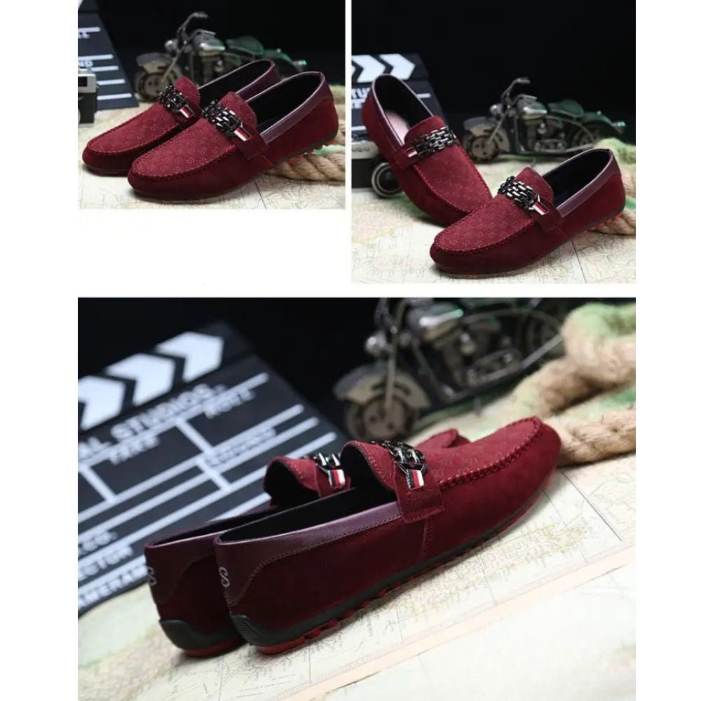 Sapato Alpha Mocassim Praga Vermelho - AlphaCode