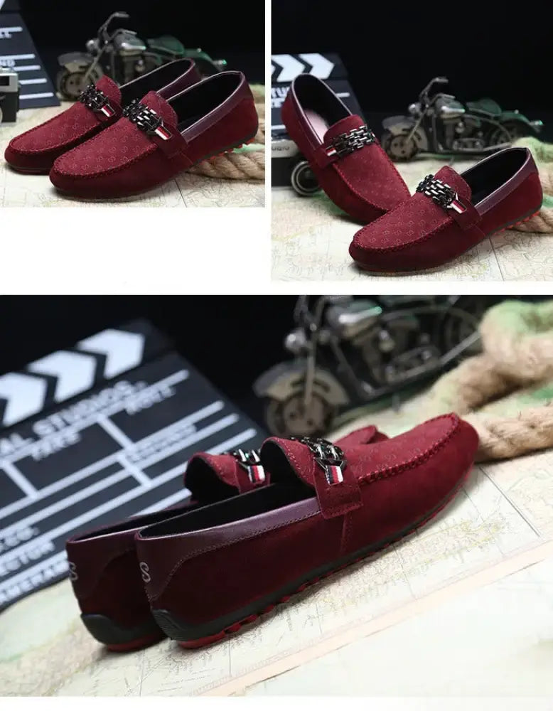 Sapato Alpha Mocassim Praga Vermelho - AlphaCode
