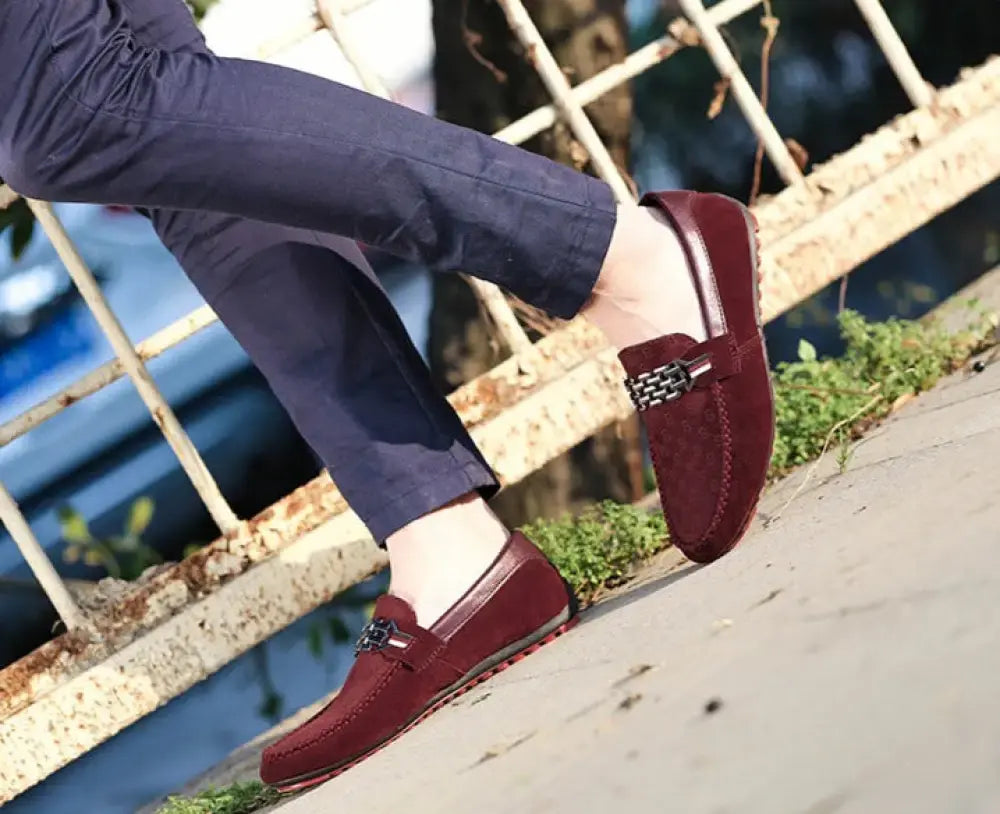Sapato Alpha Mocassim Praga Vermelho - AlphaCode