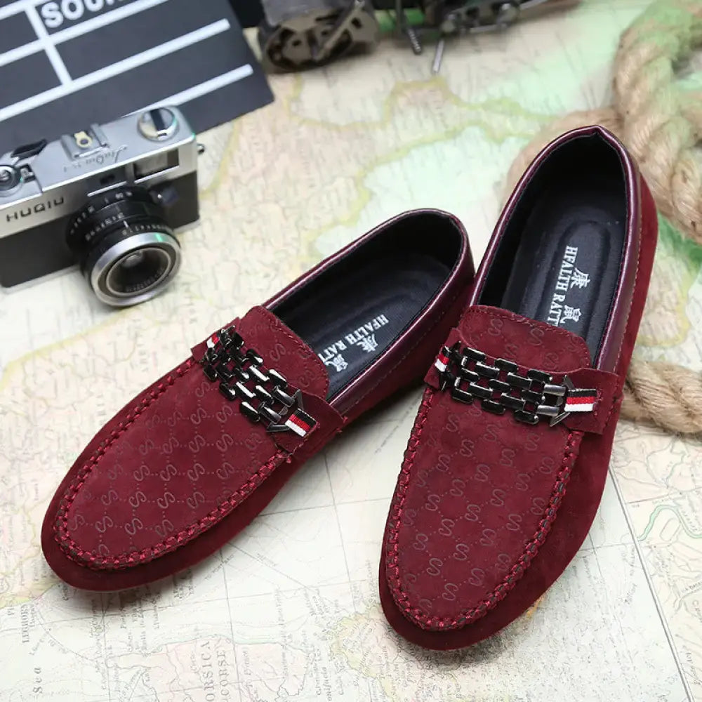 Sapato Alpha Mocassim Praga Vermelho - AlphaCode