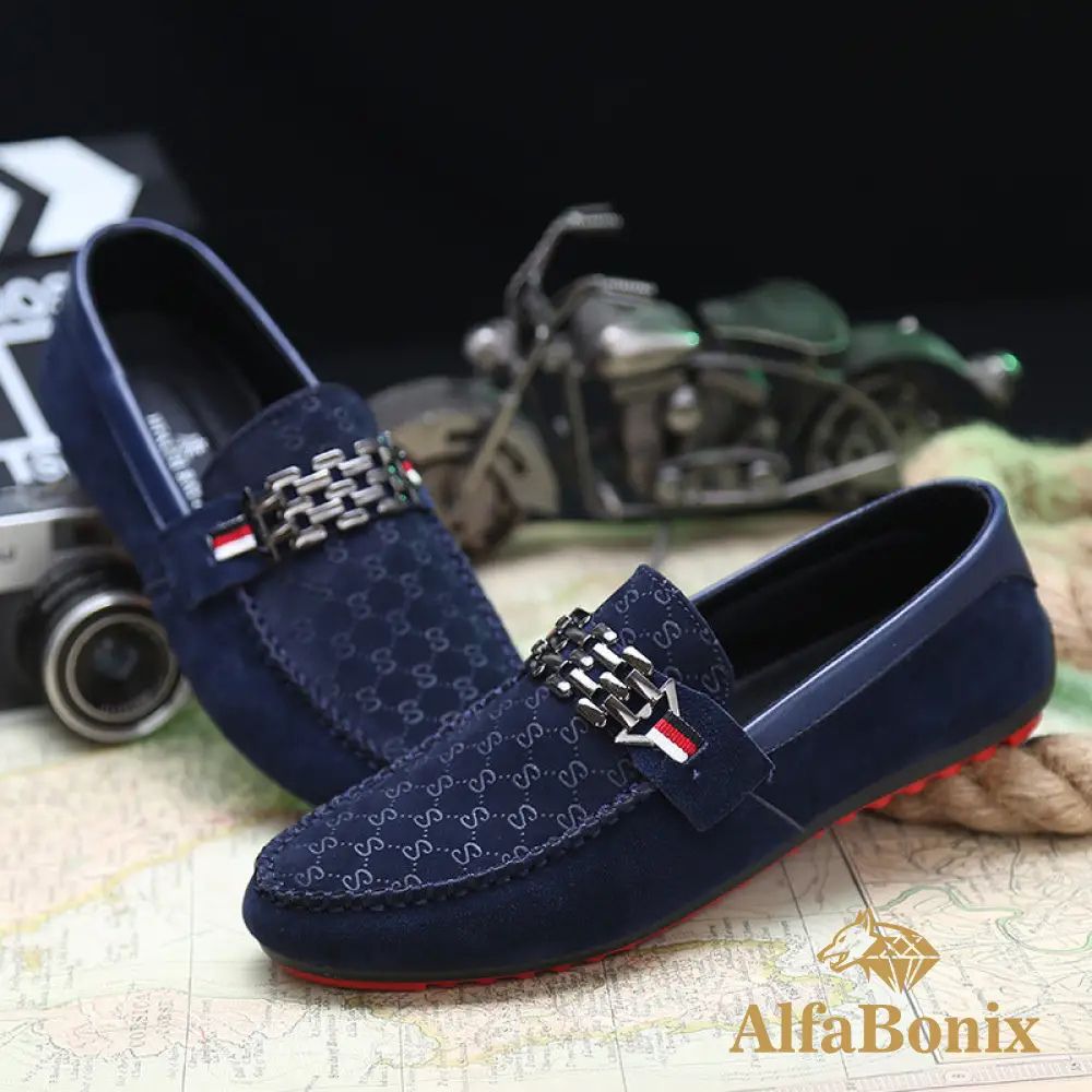 Sapato Alpha Mocassim Praga Vermelho - AlphaCode