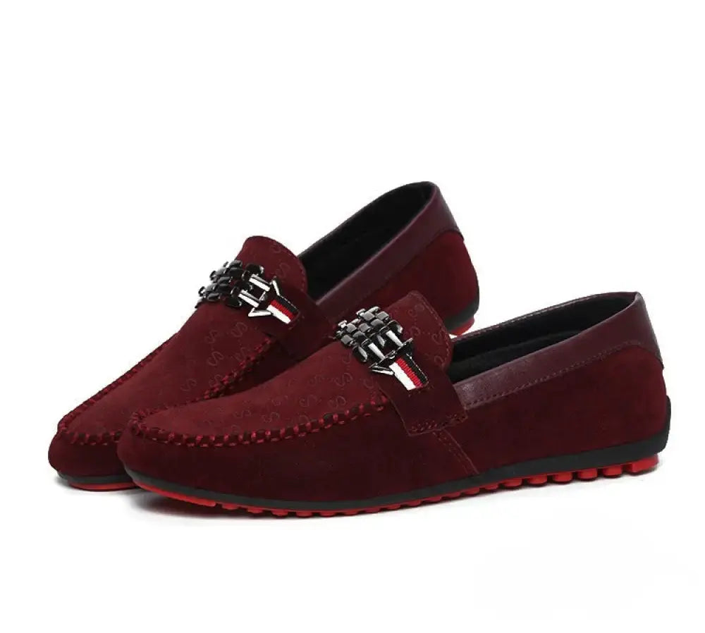 Sapato Alpha Mocassim Praga Vermelho - AlphaCode