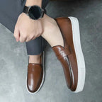 Sapato Alpha Mocassin Grego Marrom - AlphaCode