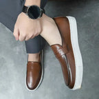 Sapato Alpha Mocassin Grego Marrom - AlphaCode