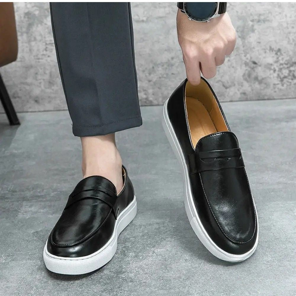 Sapato Alpha Mocassin Grego Marrom - AlphaCode