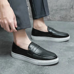 Sapato Alpha Mocassin Grego Marrom - AlphaCode