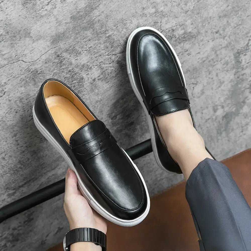 Sapato Alpha Mocassin Grego Marrom - AlphaCode