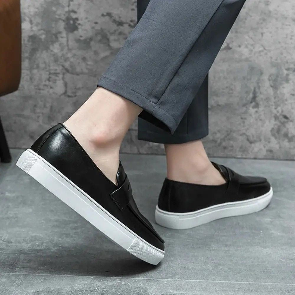 Sapato Alpha Mocassin Grego Marrom - AlphaCode