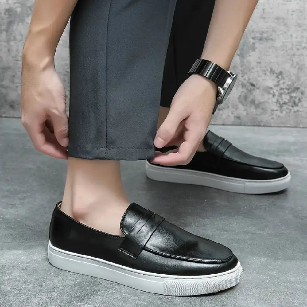 Sapato Alpha Mocassin Grego Marrom - AlphaCode