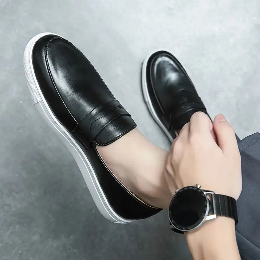 Sapato Alpha Mocassin Grego Marrom - AlphaCode