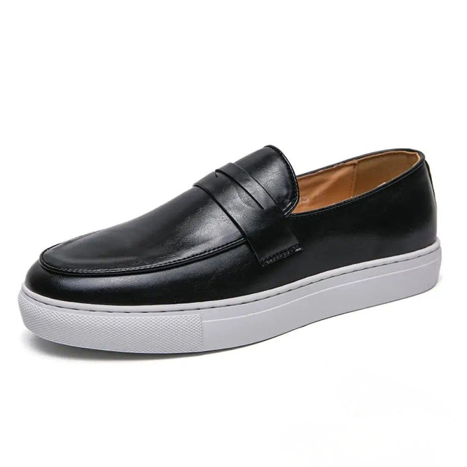 Sapato Alpha Mocassin Grego Preto - AlphaCode