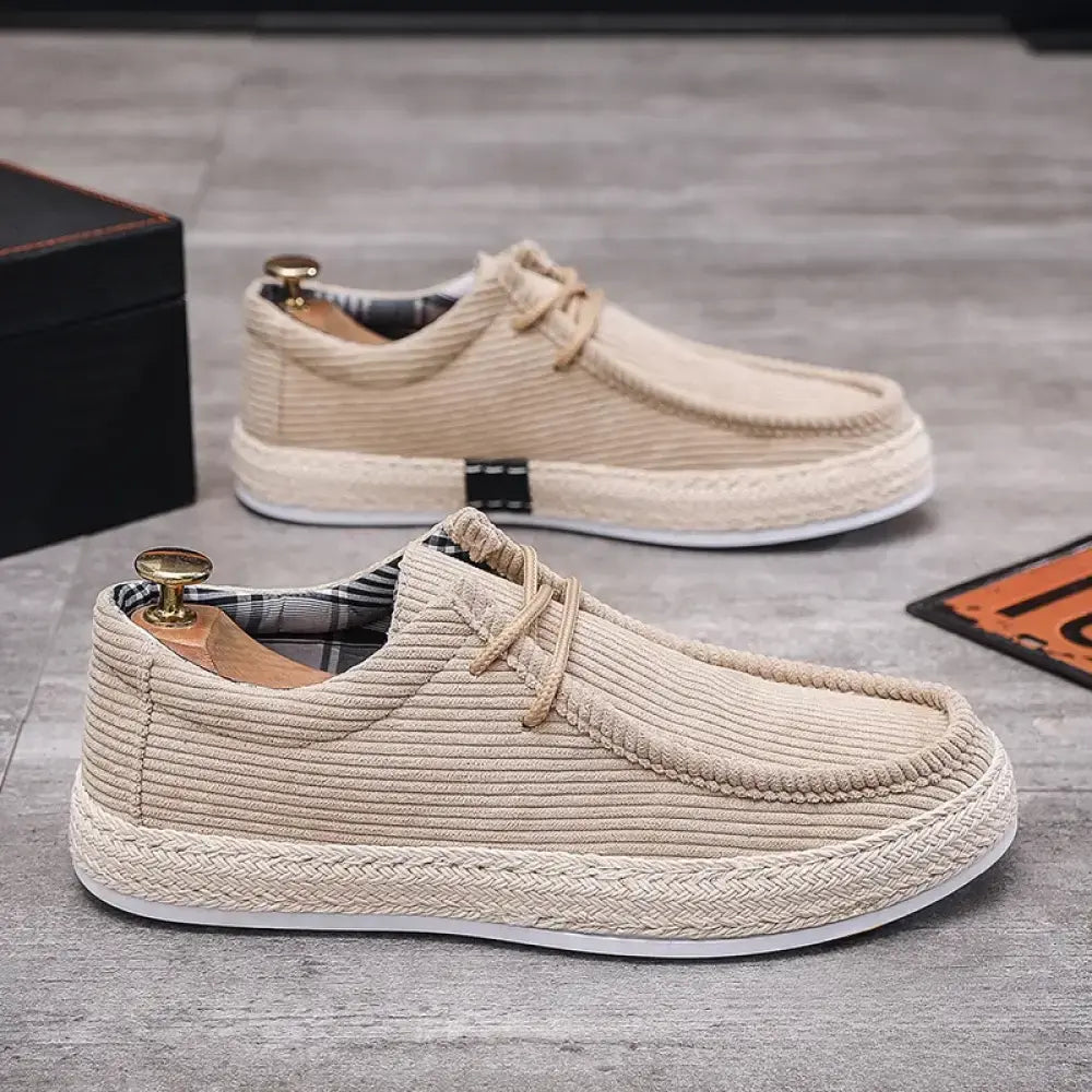 Sapato Alpha Moccassin Casual Bege - AlphaCode
