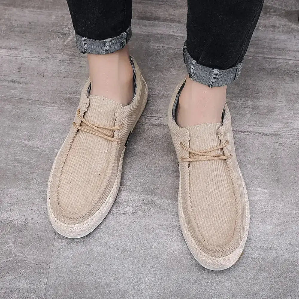 Sapato Alpha Moccassin Casual Bege - AlphaCode