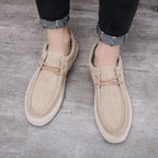 Sapato Alpha Moccassin Casual Masculino Bege - AlphaCode