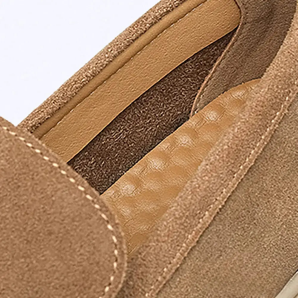 Sapato Alpha Rolleston Suede Bege - AlphaCode