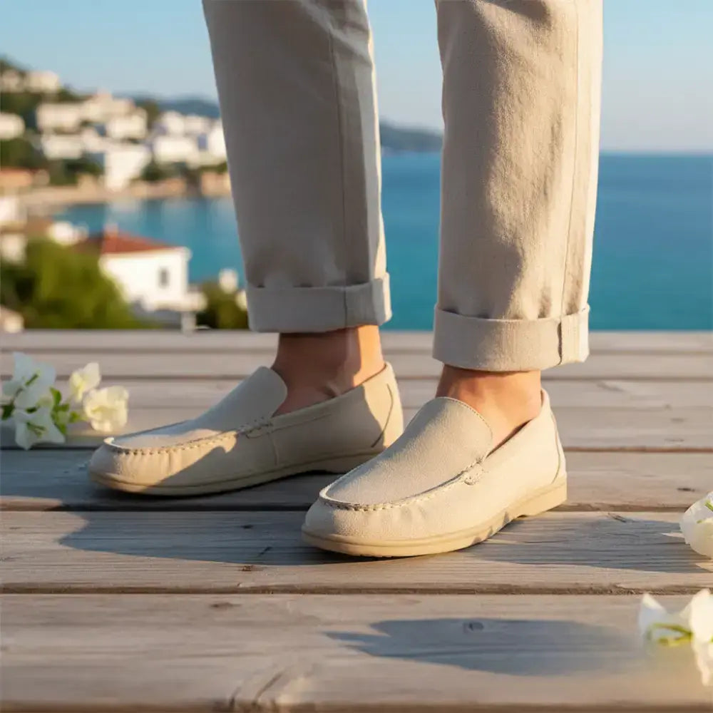 Sapato Alpha Rolleston Suede Bege - AlphaCode