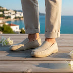 Sapato Alpha Rolleston Suede Bege - AlphaCode