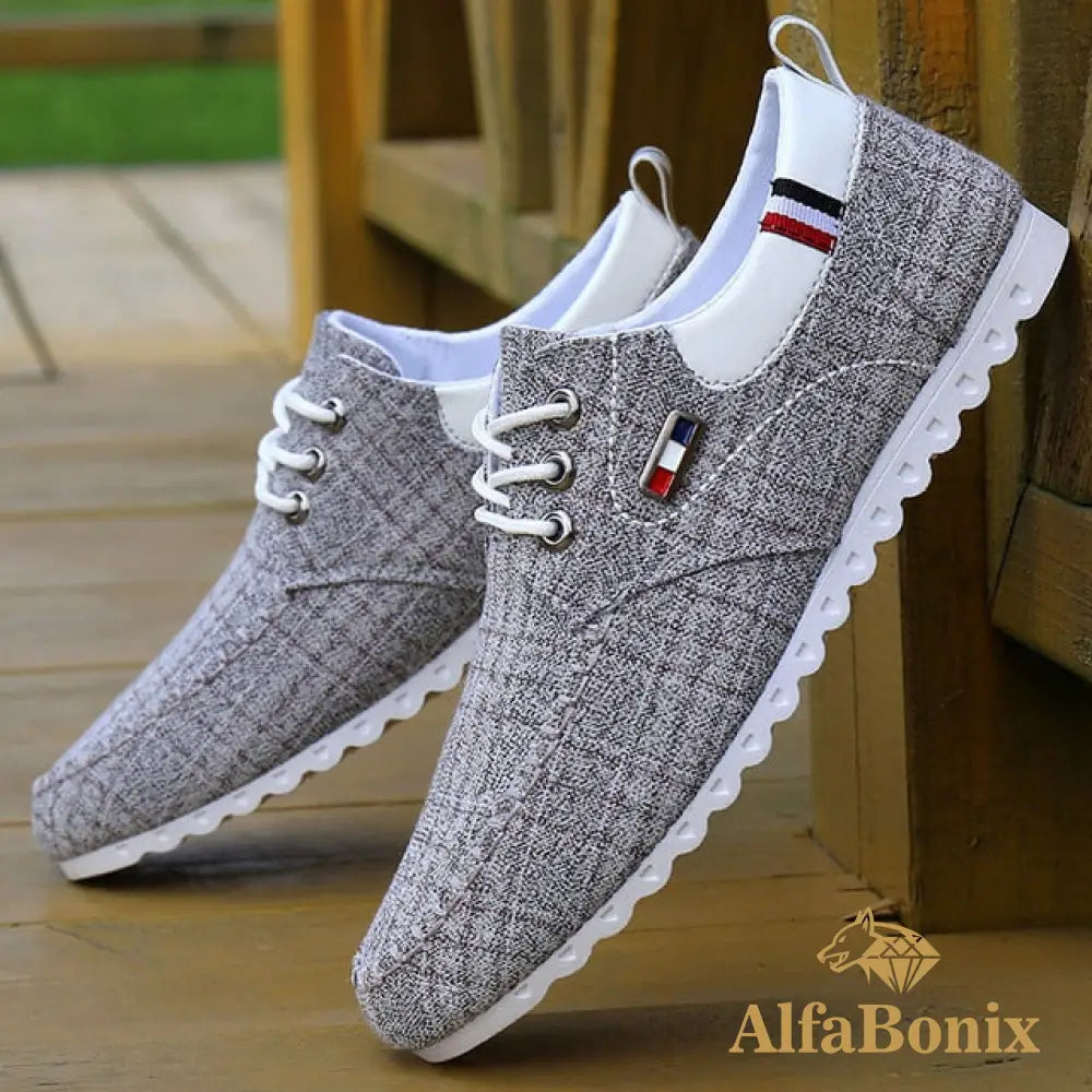 Sapato Alpha The France Men Cinza - AlphaCode