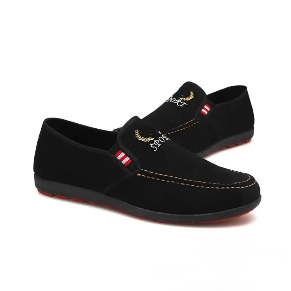 Sapato Mocassim Alpha Sport Preto - AlphaCode