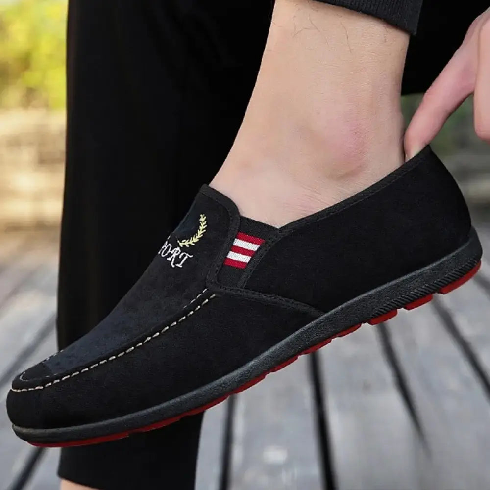 Sapato Mocassim Alpha Sport Preto - AlphaCode