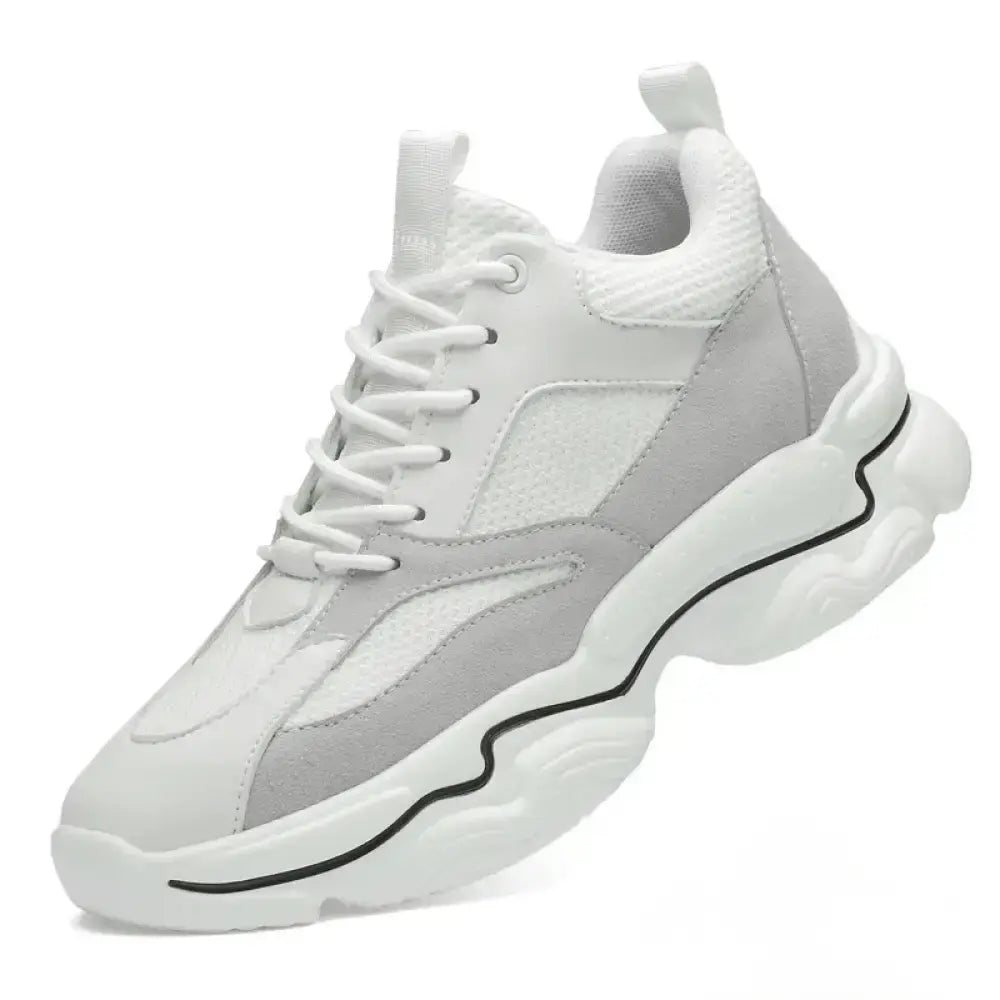 Tenis Alpha Breatheup Aumento De Altura Em 10cm Branco - AlphaCode