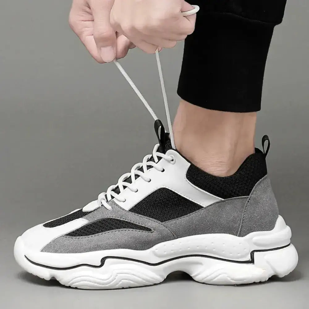 Tenis Alpha Breatheup Aumento De Altura Em 10cm Preto - AlphaCode