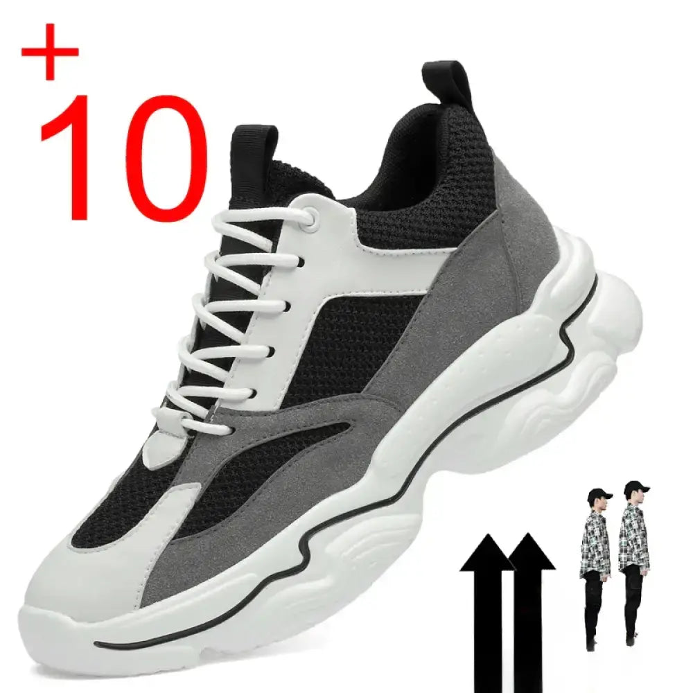 Tenis Alpha Breatheup Aumento De Altura Em 10cm Preto - AlphaCode