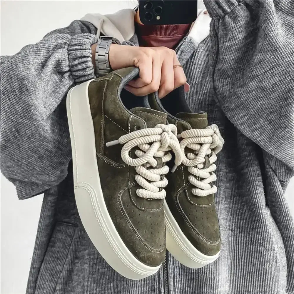 Tenis Alpha Retro Designer Bege - AlphaCode