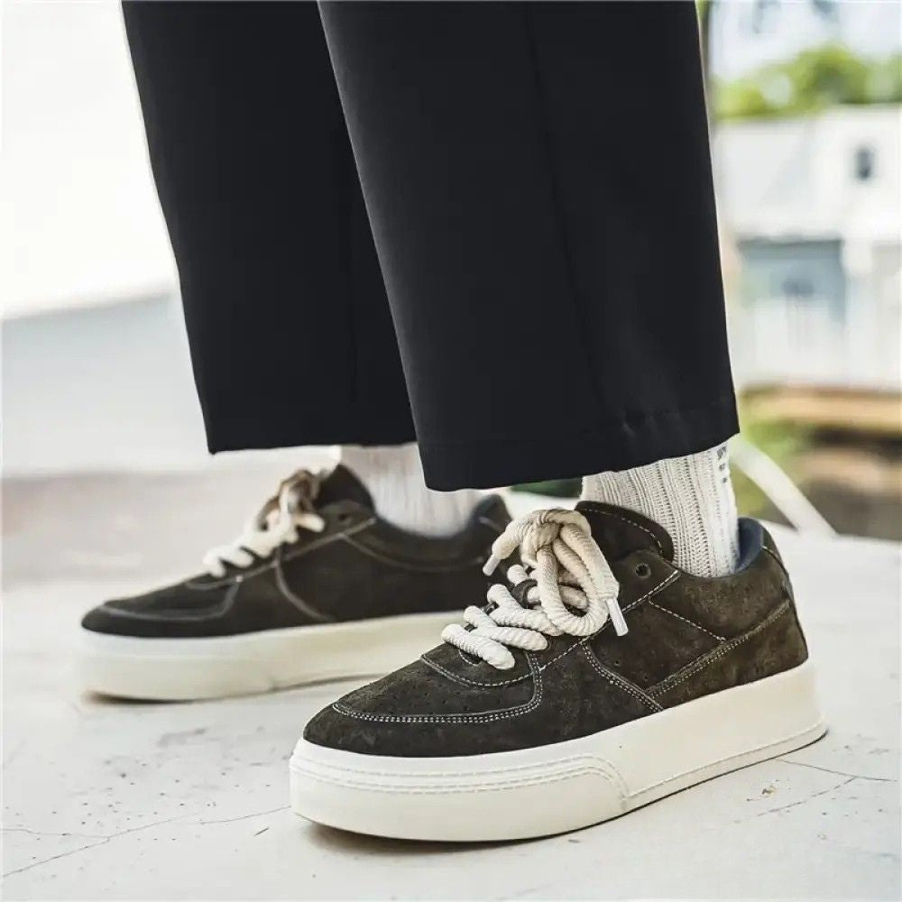 Tenis Alpha Retro Designer Bege - AlphaCode