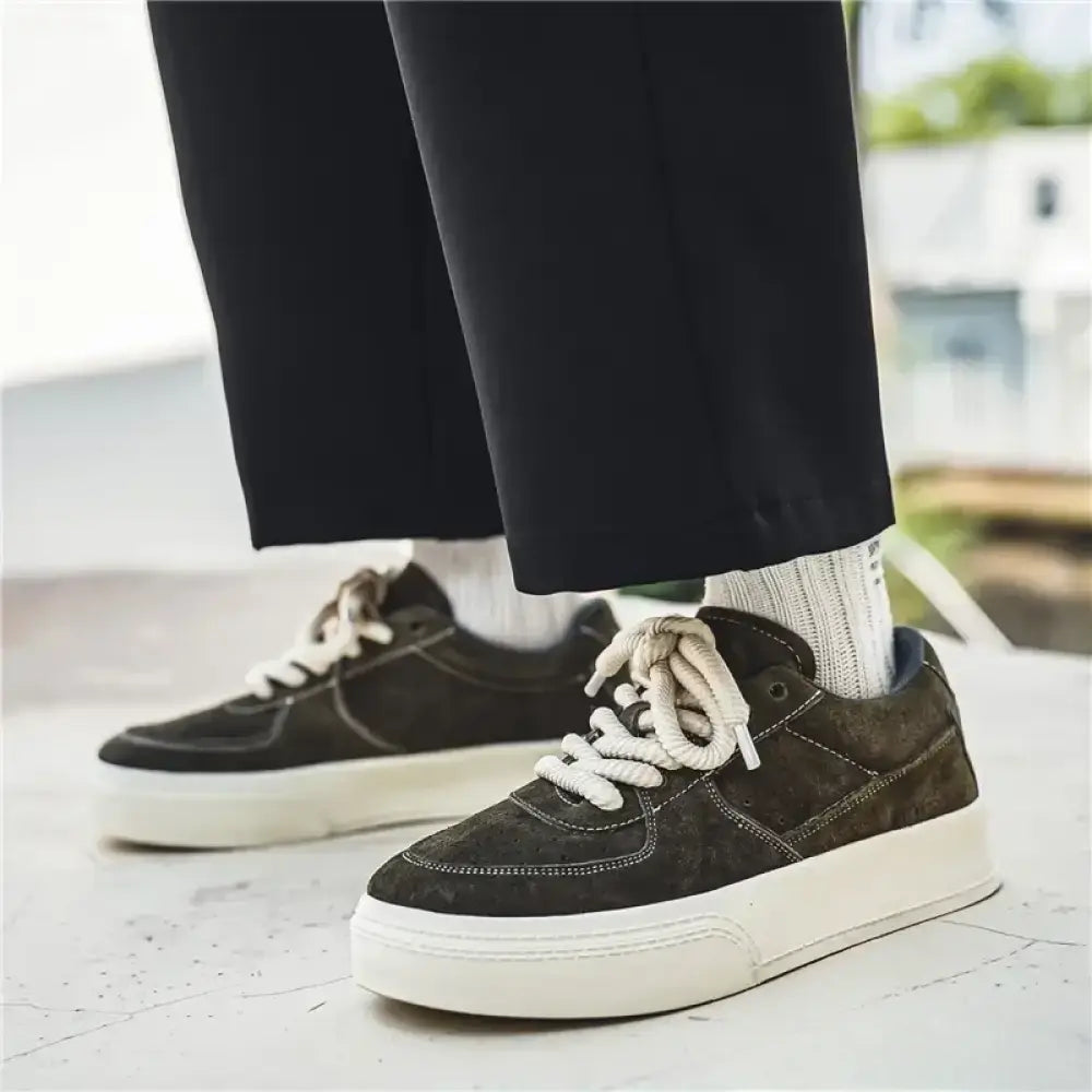 Tenis Alpha Retro Designer Bege - AlphaCode