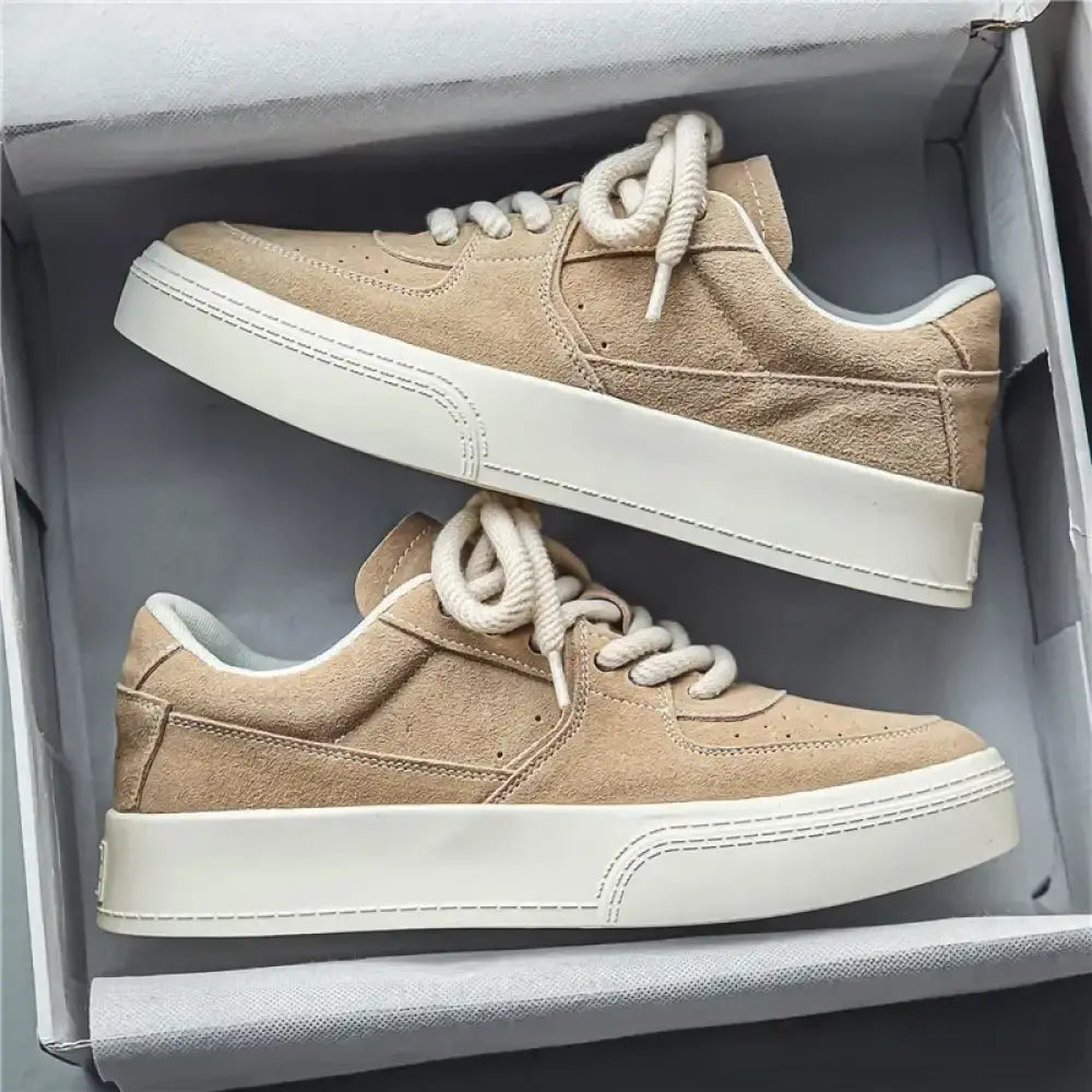 Tenis Alpha Retro Designer Bege - AlphaCode